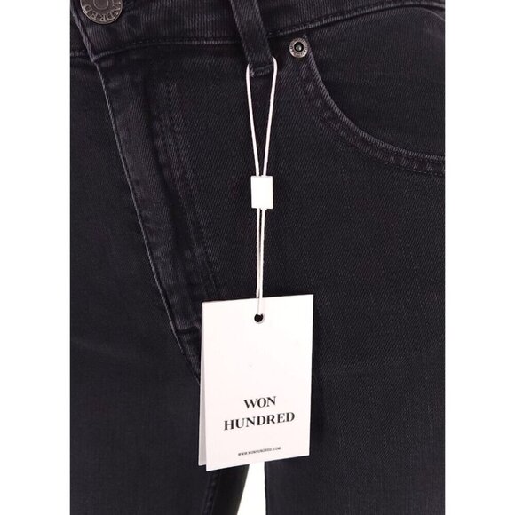 Won Hundred Marilyn B Jeans Size 30/32 US 8 Womens Gray $180 - Picture 10 of 16